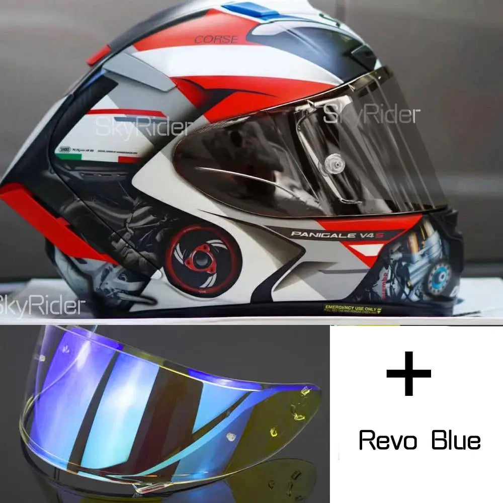 Shoei X14 Red Full-Face Motorcycle Helmet – Racing LanRider