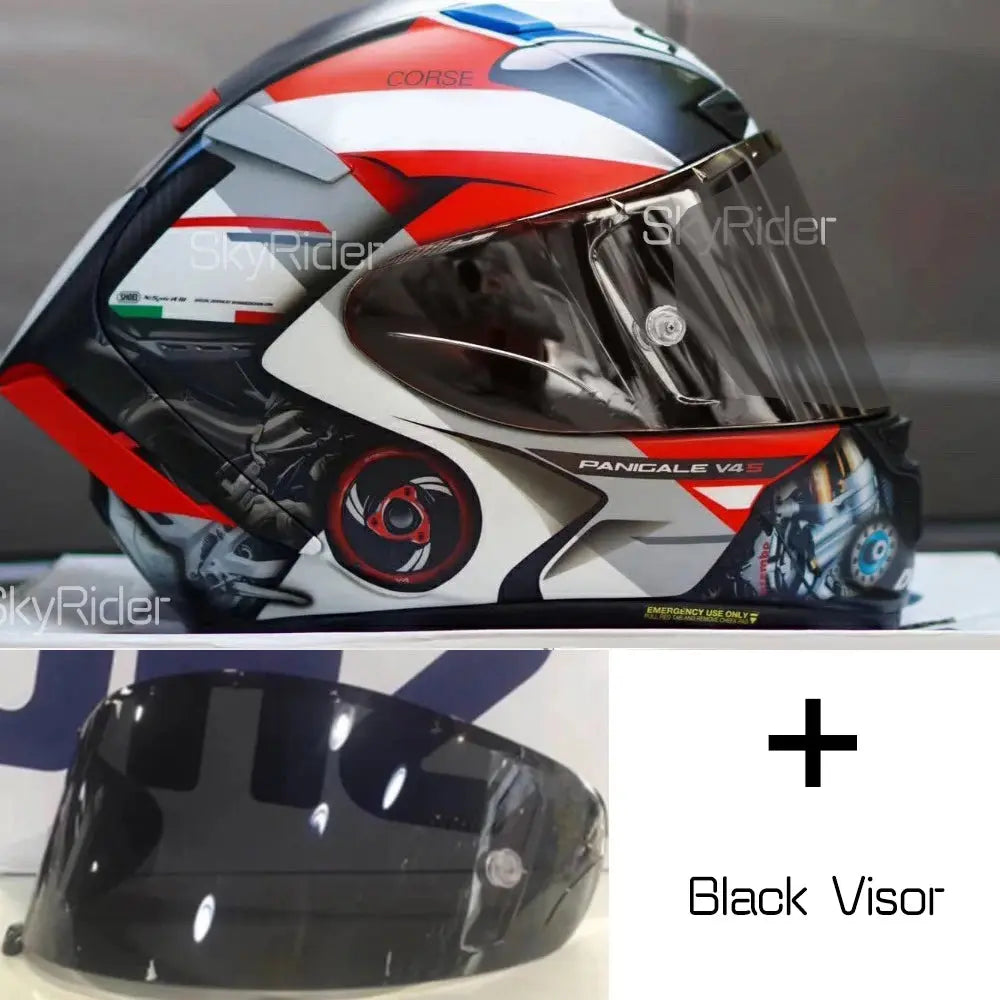 Shoei X14 Red Full-Face Motorcycle Helmet – Racing LanRider