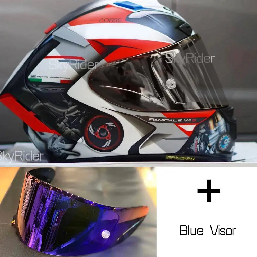 Shoei X14 Red Full-Face Motorcycle Helmet – Racing LanRider