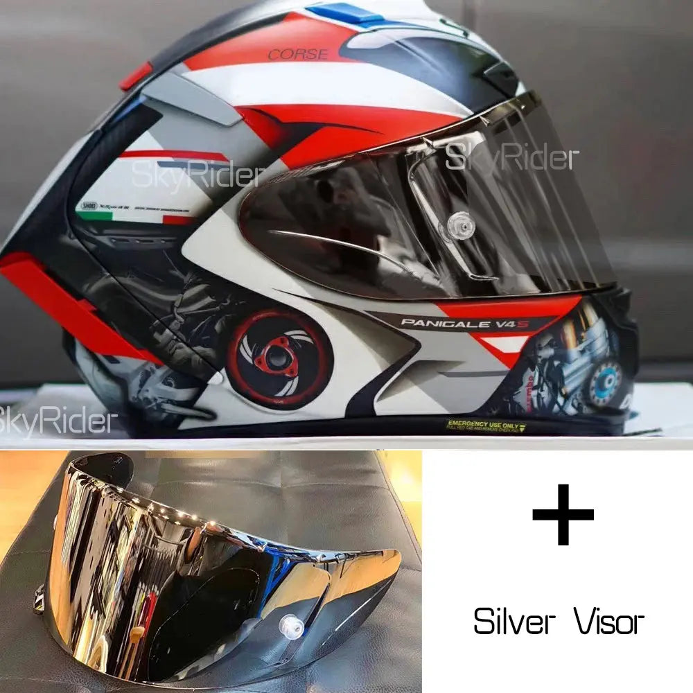 Shoei X14 Red Full-Face Motorcycle Helmet – Racing LanRider