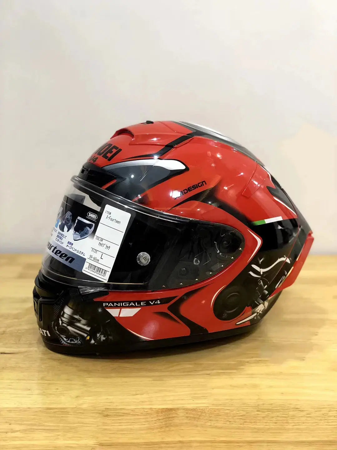 Shoei X14 Red Full-Face Motorcycle Helmet – Racing LanRider