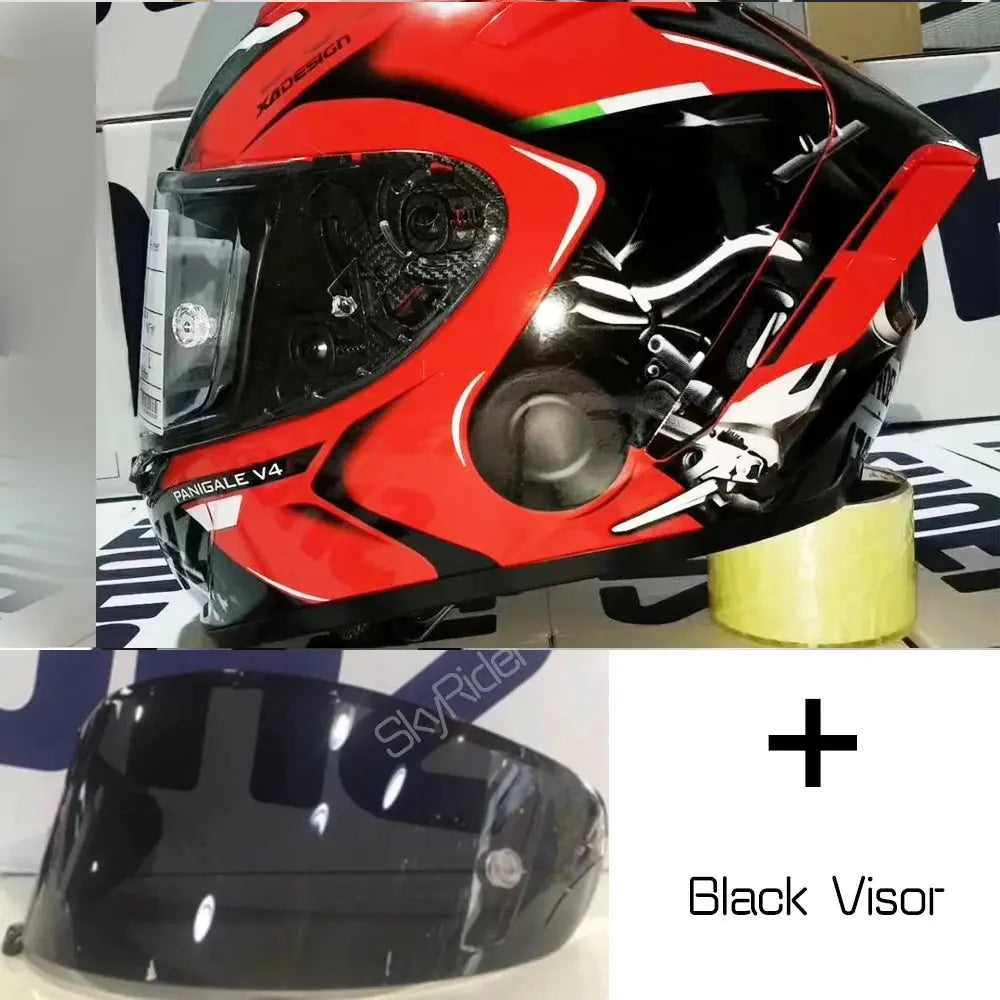 Shoei X14 Red Full-Face Motorcycle Helmet – Racing LanRider