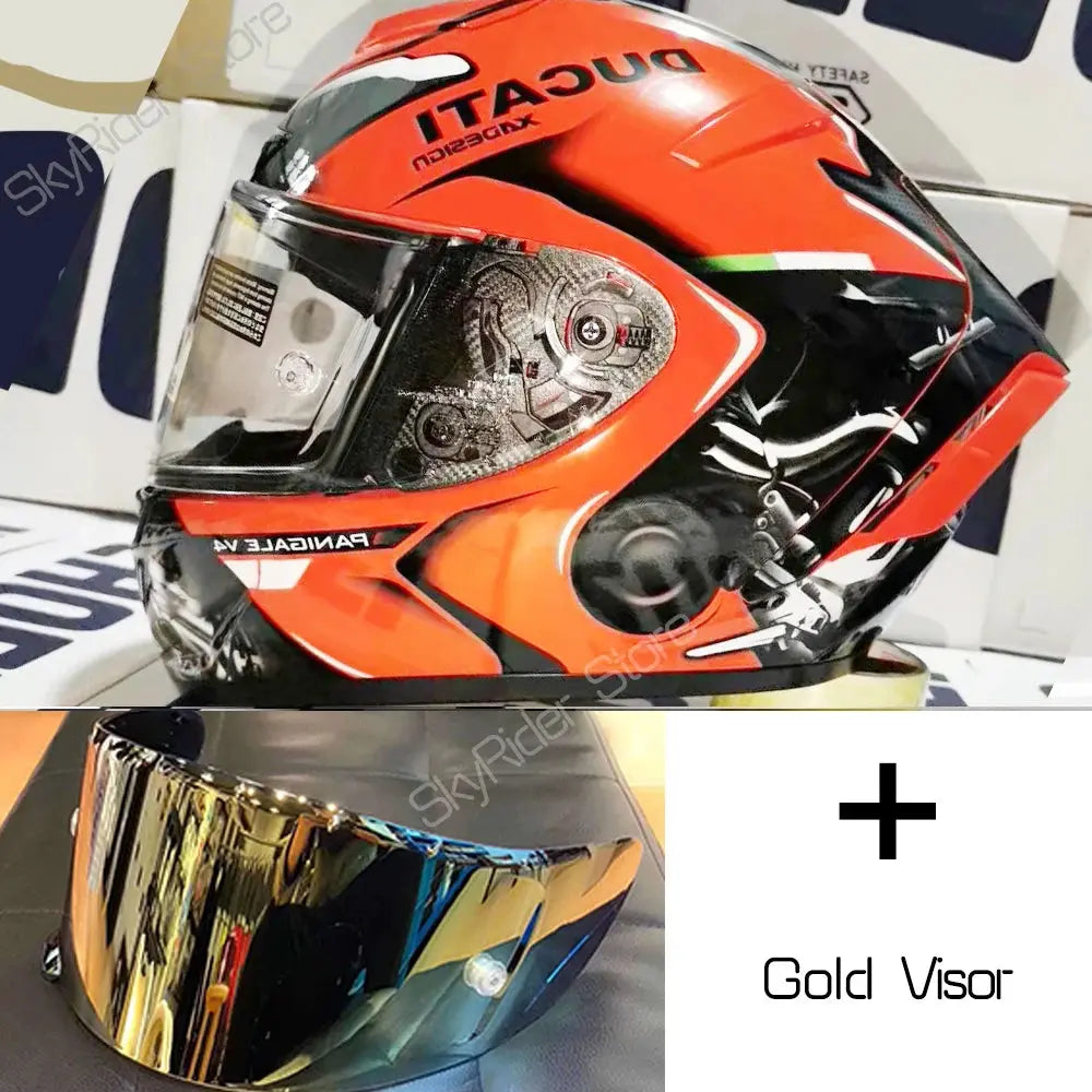 Shoei X14 Red Full-Face Motorcycle Helmet – Racing LanRider