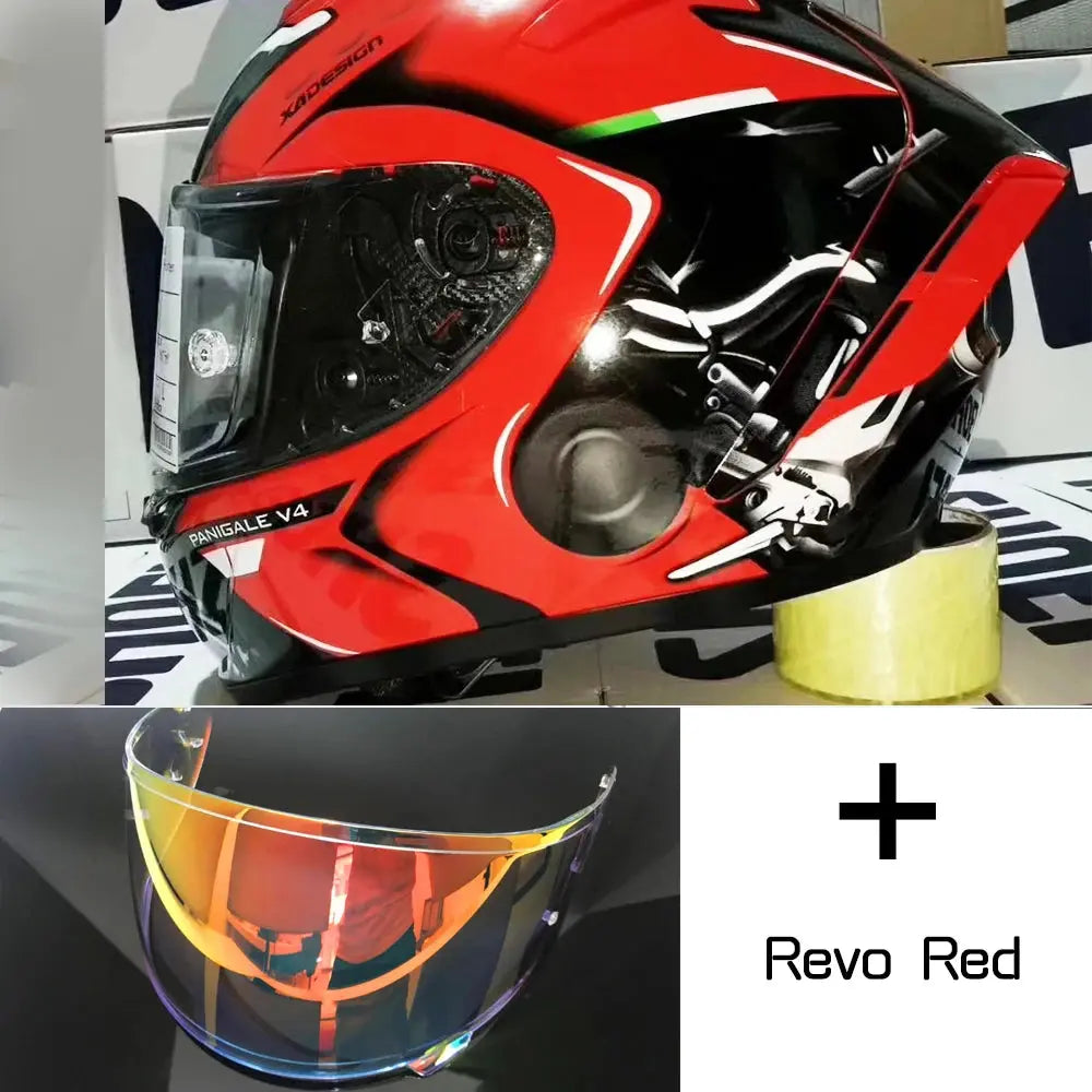 Shoei X14 Red Full-Face Motorcycle Helmet – Racing LanRider