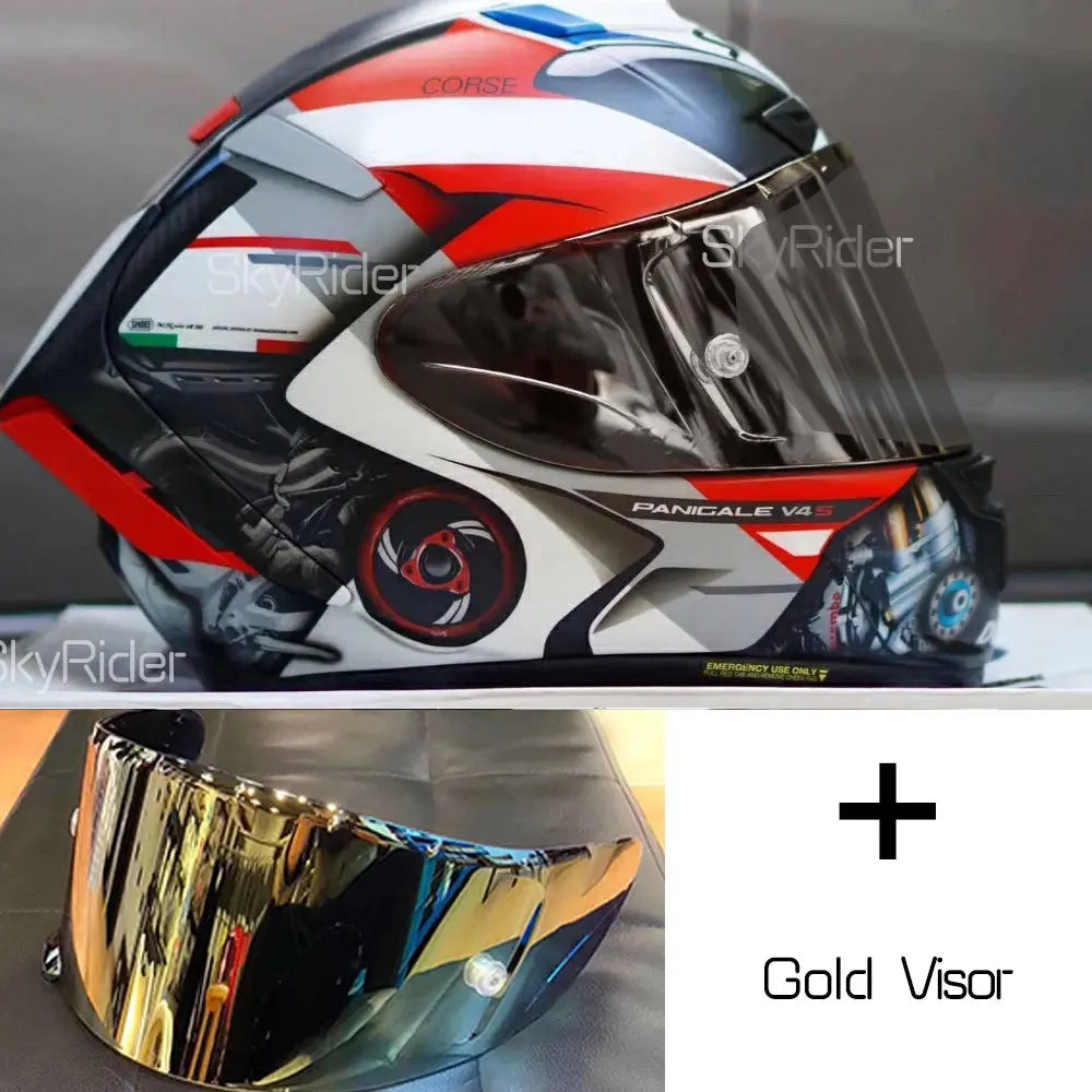 Shoei X14 Red Full-Face Motorcycle Helmet – Racing LanRider
