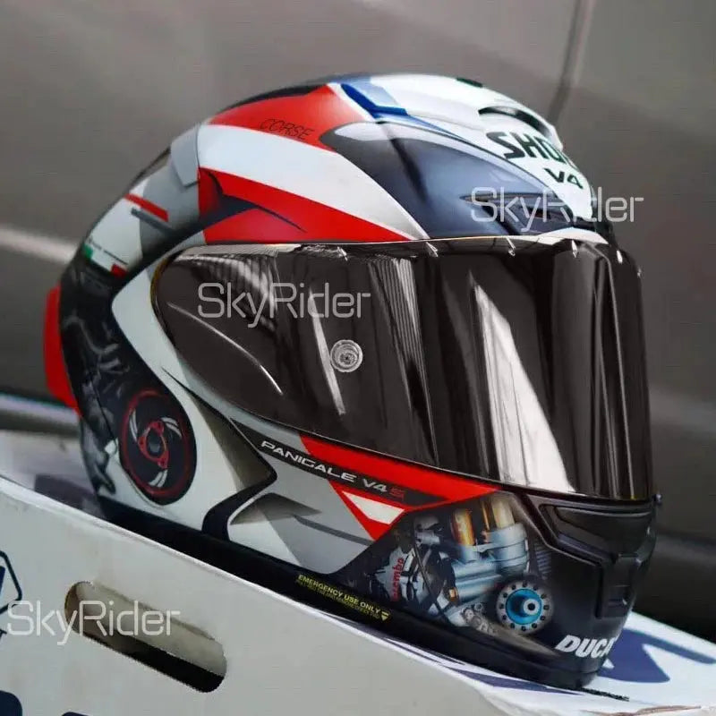 Shoei X14 Red Full-Face Motorcycle Helmet – Racing LanRider