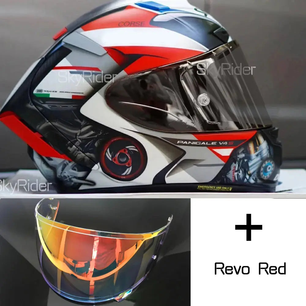 Shoei X14 Red Full-Face Motorcycle Helmet – Racing LanRider