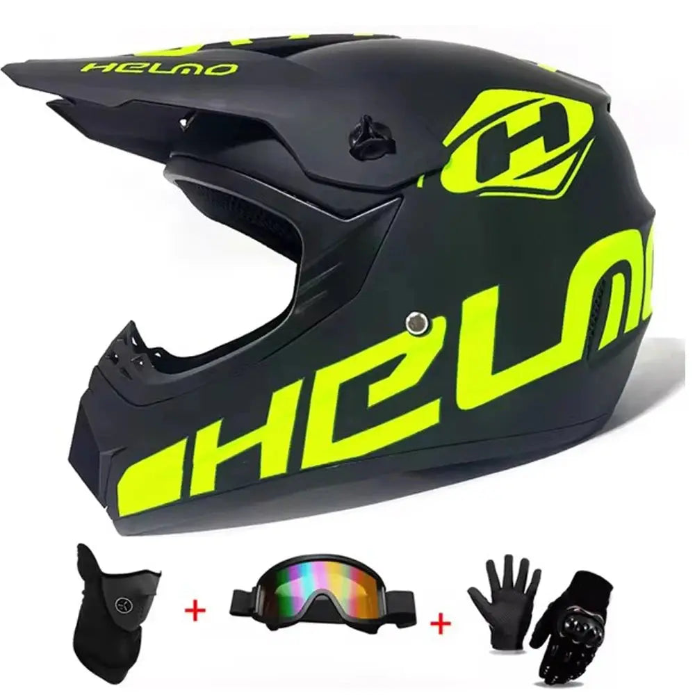 Motocross and Off-Road Helmet Set LanRider