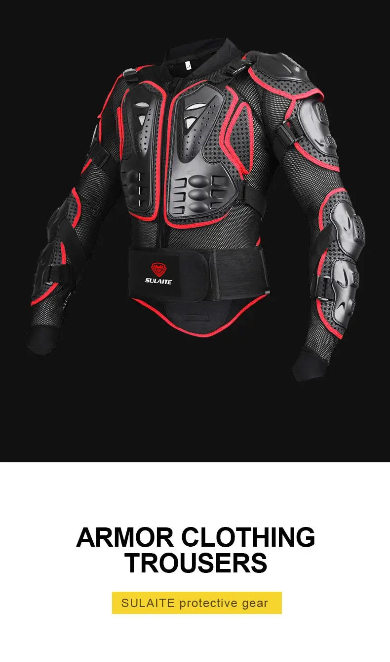 Motorcycle Armor Jacket – Racing Protective Gear for Motocross & ATV LanRider
