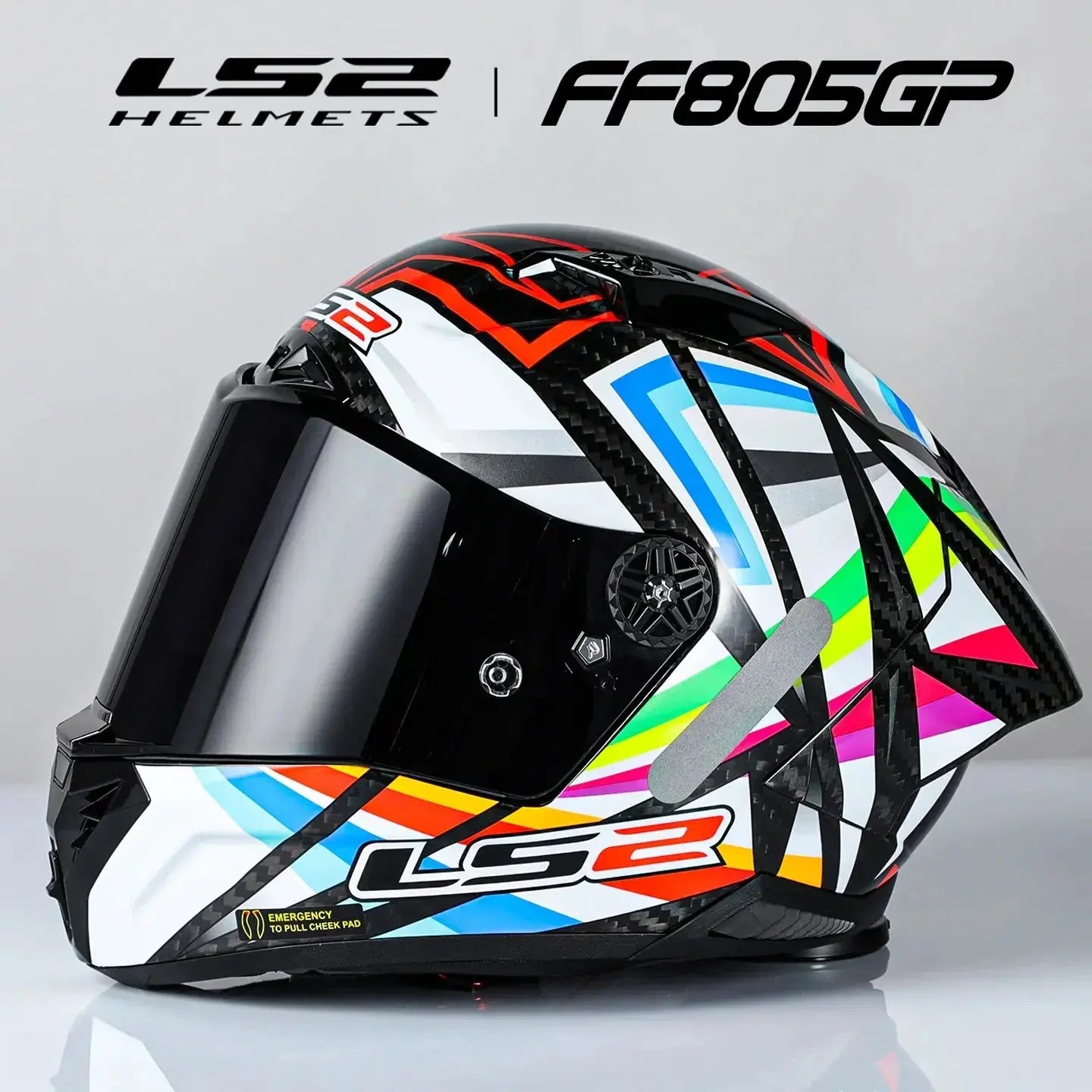 LS2 Thunder FF805 Full-Face Carbon Motorcycle Helmet LanRider