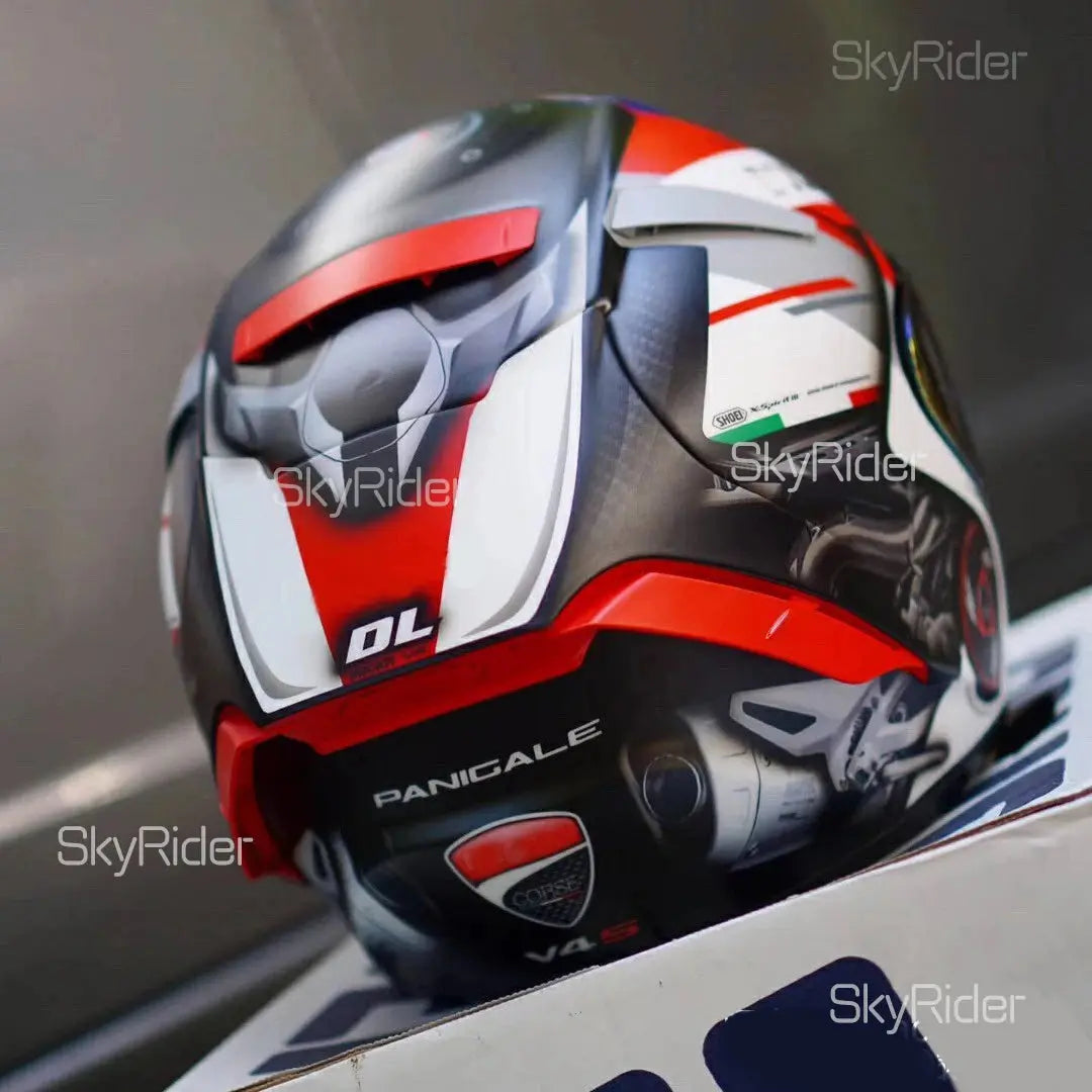 Shoei X14 Red Full-Face Motorcycle Helmet – Racing LanRider