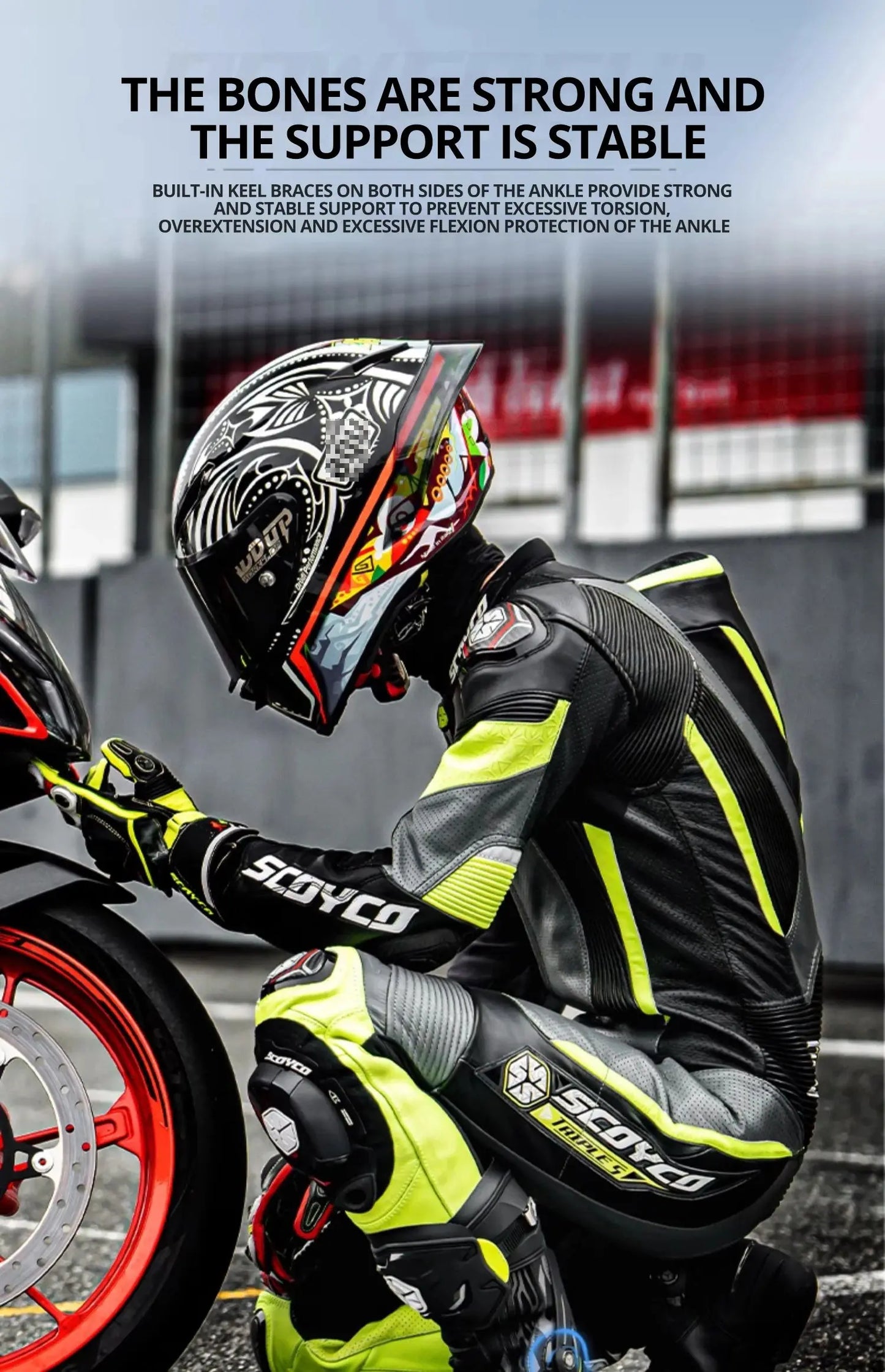 anti-slip boots racing LanRider