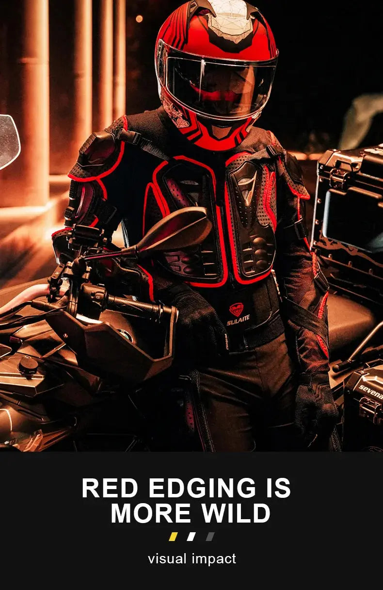 Motorcycle Armor Jacket – Racing Protective Gear for Motocross & ATV LanRider