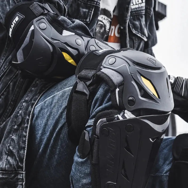 Motocross Knee & Elbow Pads – Off-Road Motorcycle Protective Gear LanRider