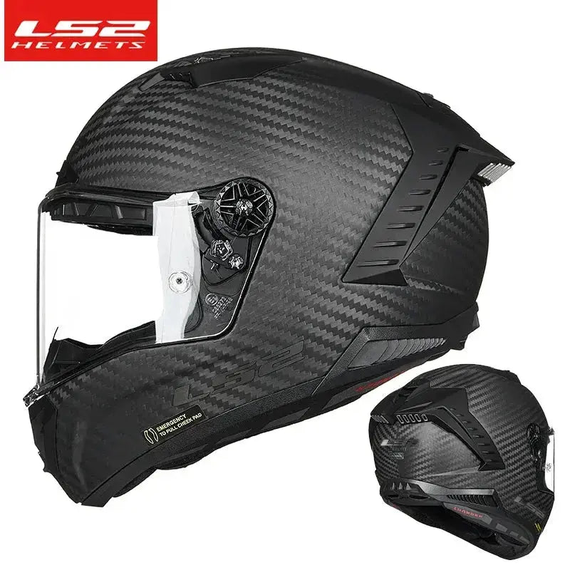 LS2 Thunder FF805 Full-Face Carbon Motorcycle Helmet LanRider