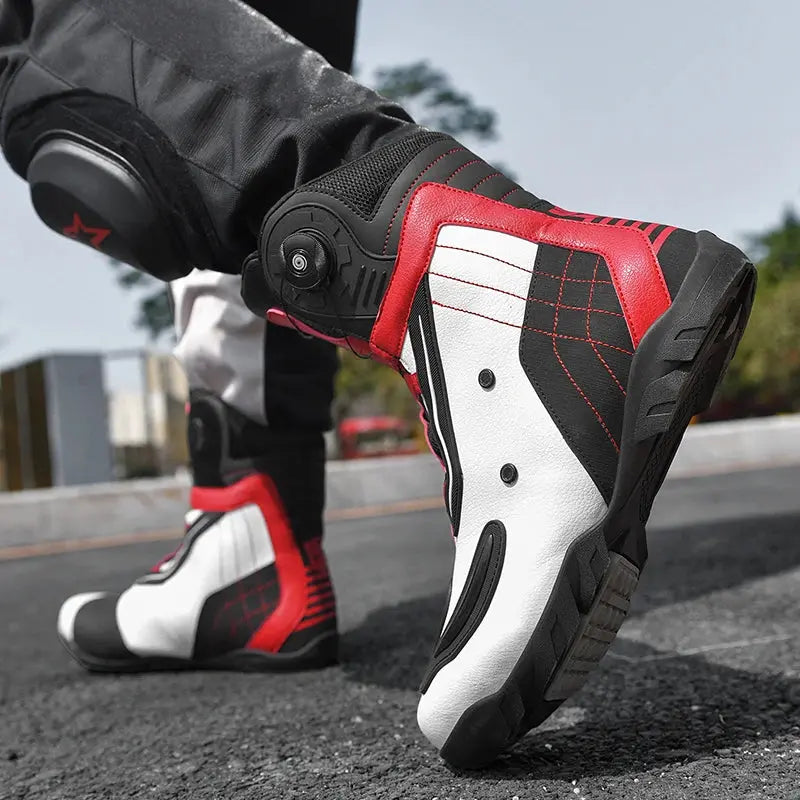 Retro Biker Boots – Durable, Anti-Slip & Comfort LanRider