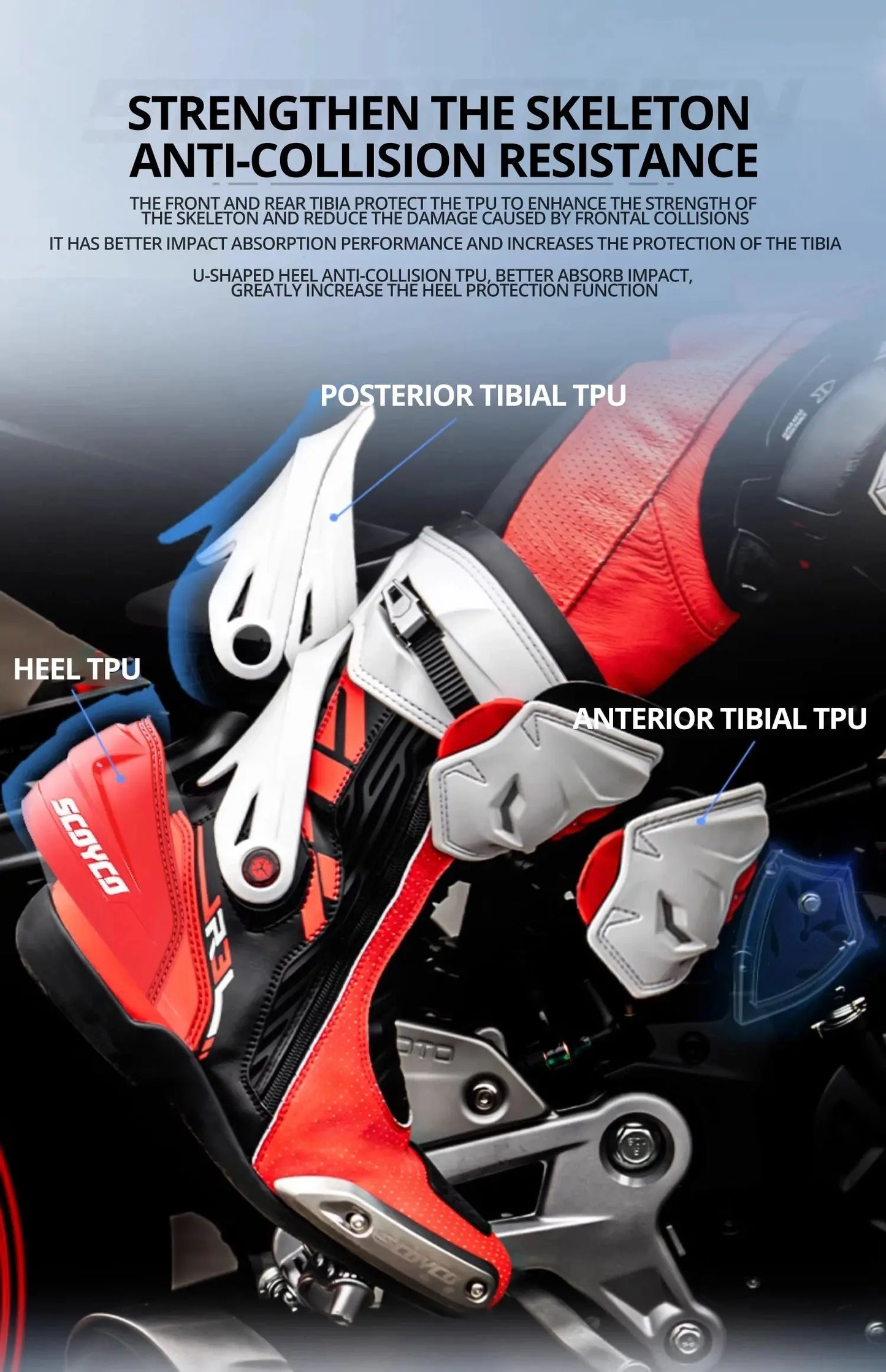 anti-slip boots racing LanRider