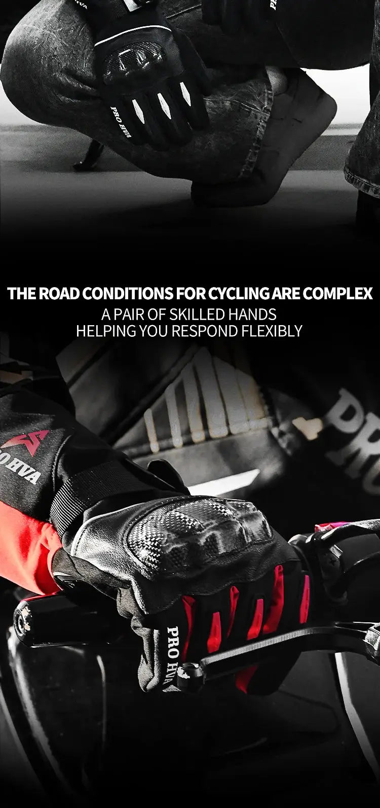 Motorcycle Winter Gloves – Waterproof, Windproof, Touchscreen Motocross Gloves LanRider