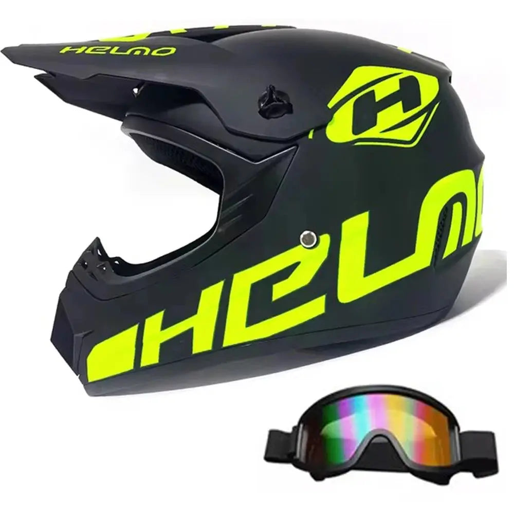 Motocross and Off-Road Helmet Set LanRider