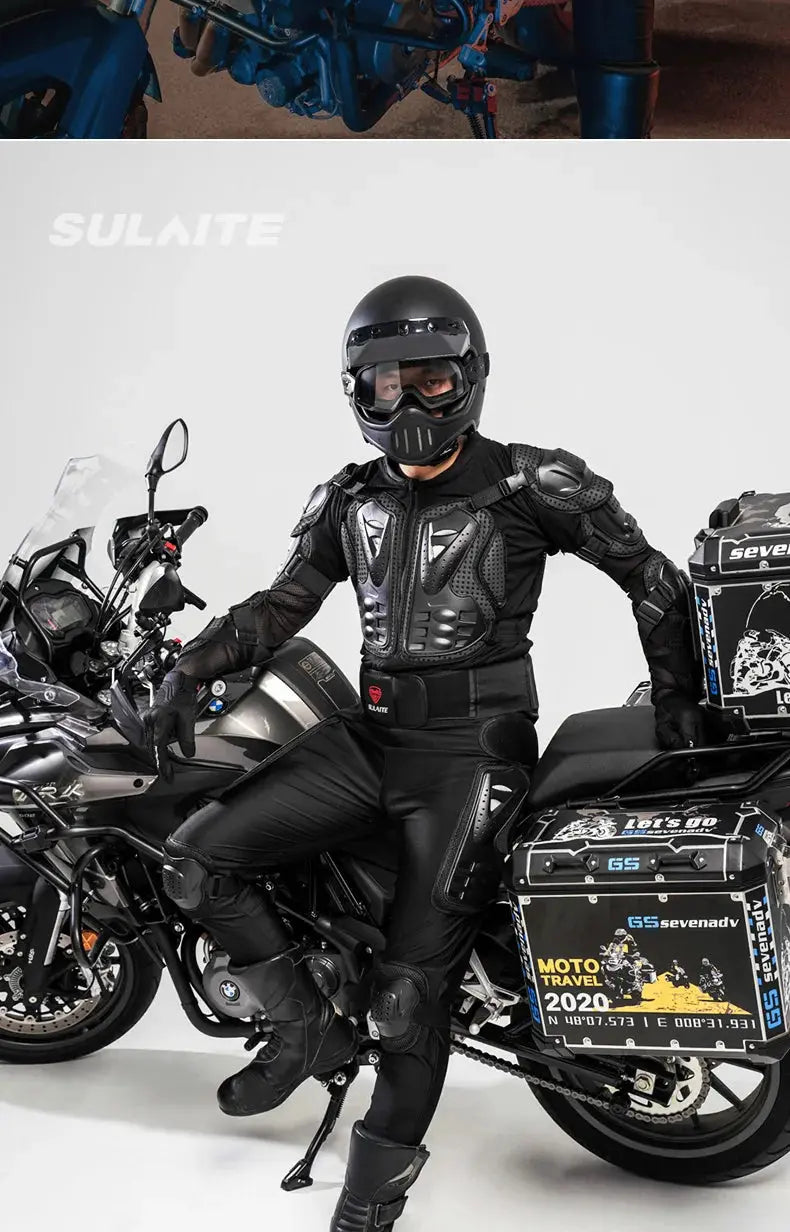 Motorcycle Armor Jacket – Racing Protective Gear for Motocross & ATV LanRider