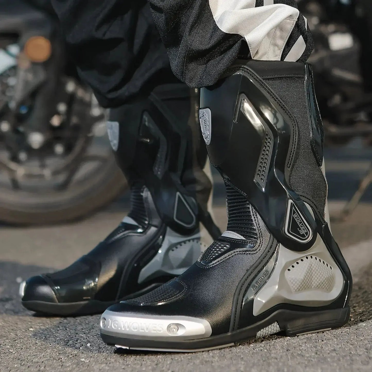Motorcycle Racing Boots – Breathable & Protective LanRider
