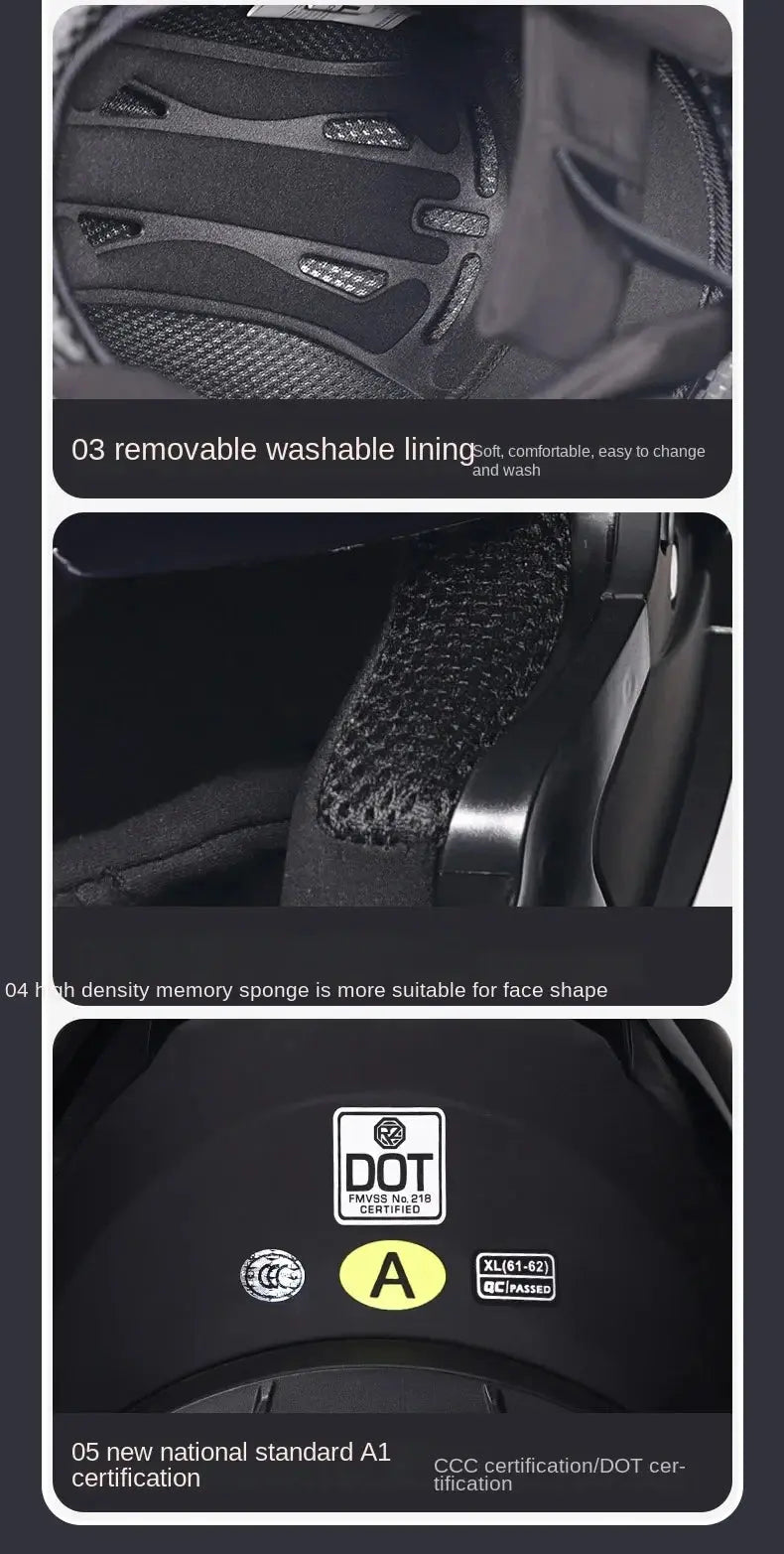 Semi-Full Helmet – Adhesive LanRider