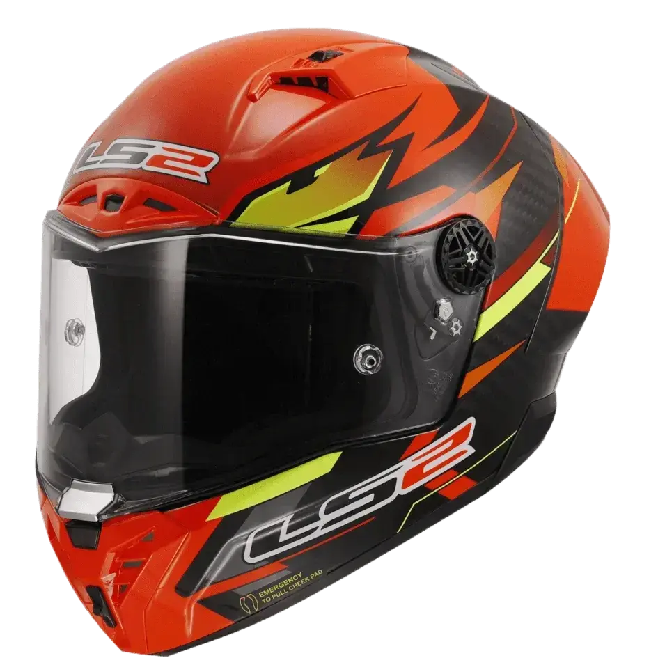 LS2 Thunder FF805 Full-Face Carbon Motorcycle Helmet LanRider
