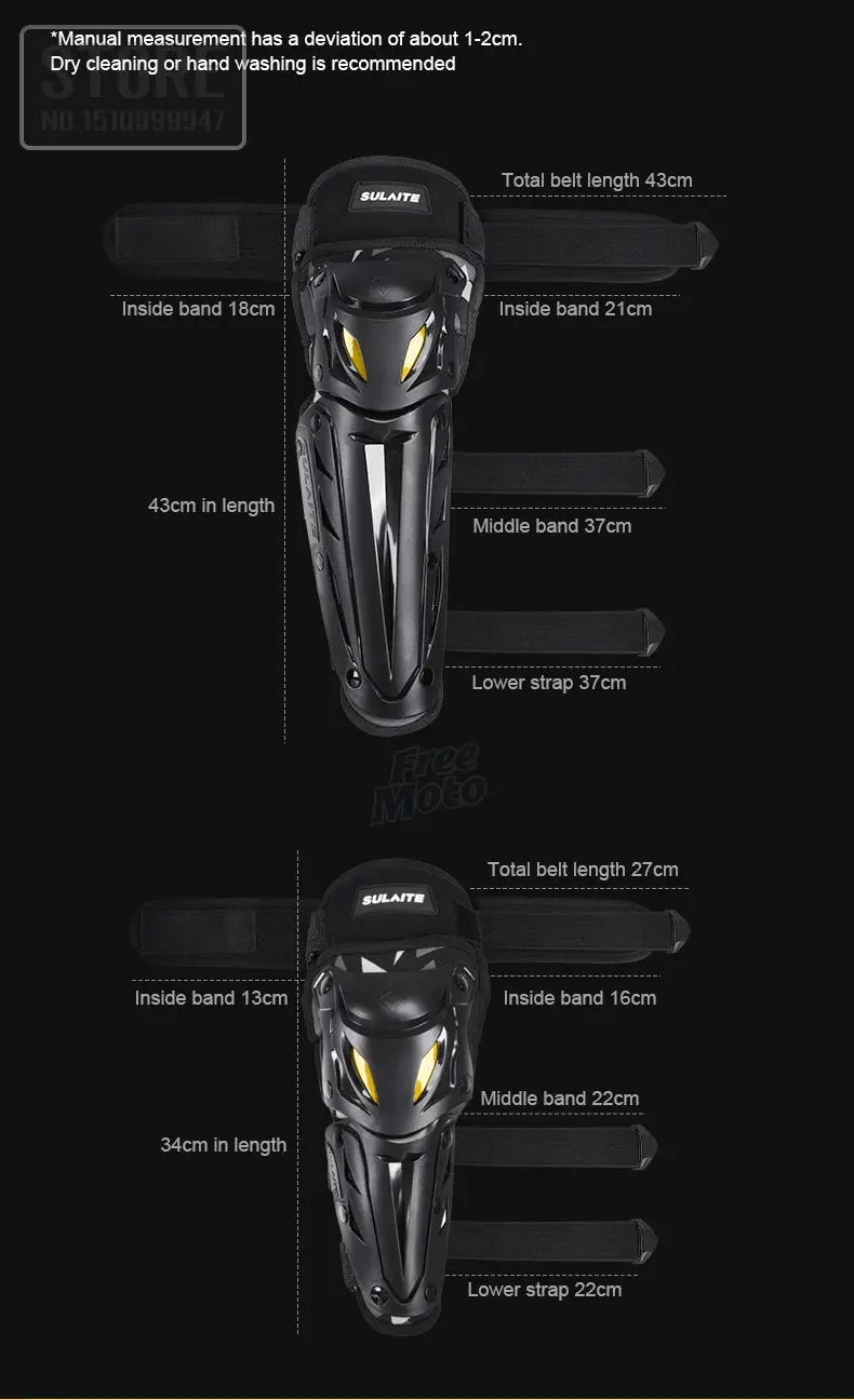 Motocross Knee & Elbow Pads – Off-Road Motorcycle Protective Gear LanRider