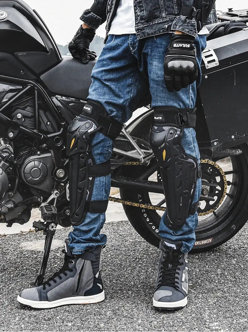 Motocross Knee & Elbow Pads – Off-Road Motorcycle Protective Gear LanRider