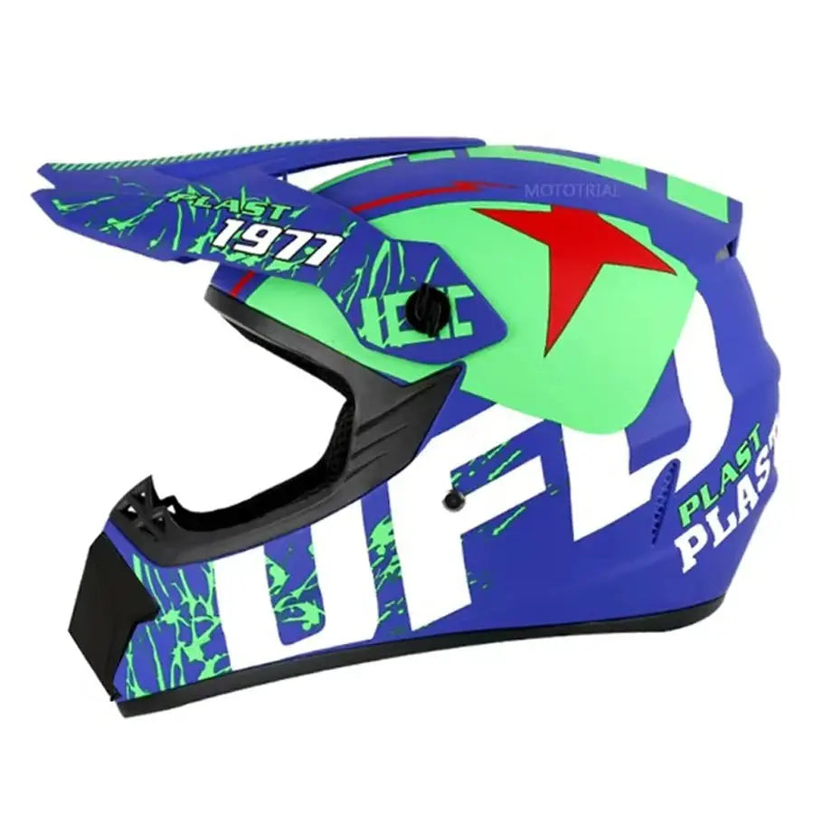 Motocross and Off-Road Helmet Set LanRider