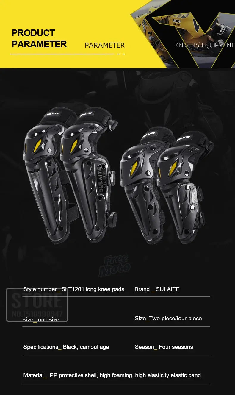 Motocross Knee & Elbow Pads – Off-Road Motorcycle Protective Gear LanRider