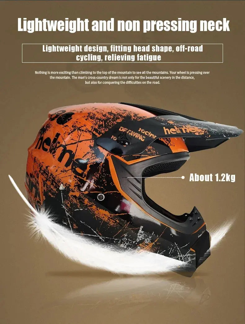 Motocross and Off-Road Helmet Set LanRider