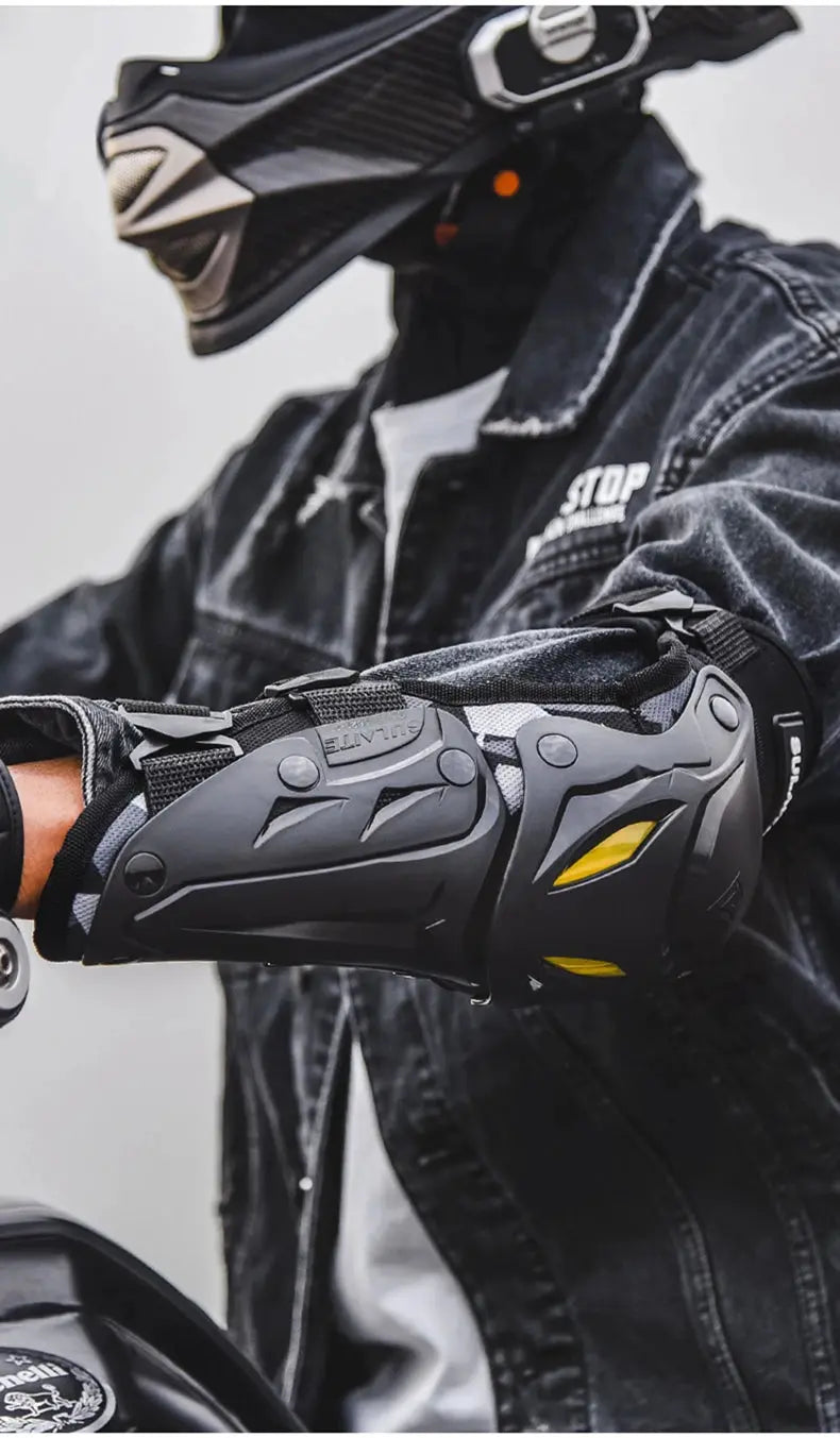 Motocross Knee & Elbow Pads – Off-Road Motorcycle Protective Gear LanRider