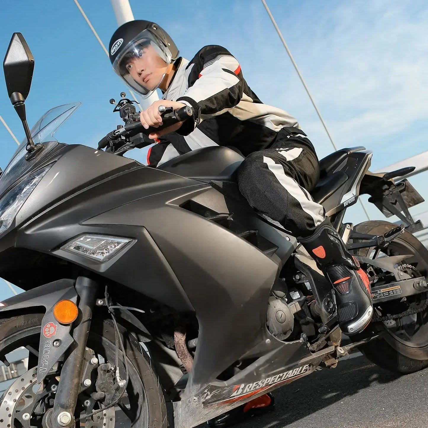 Motorcycle Racing Boots – Breathable & Protective LanRider