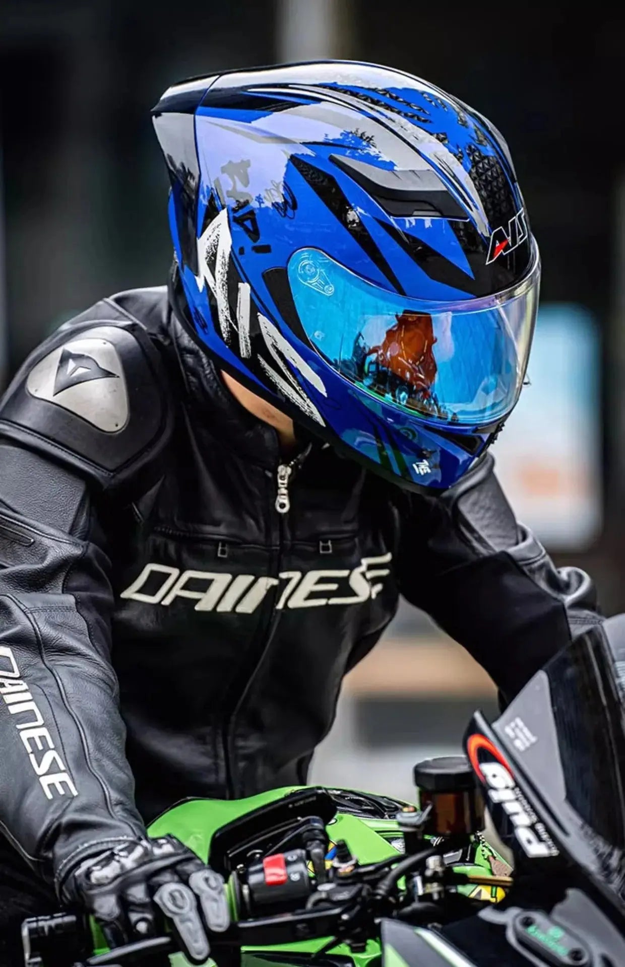 Full-Face Motorcycle Helmet – Double Lens, DOT Certified LanRider