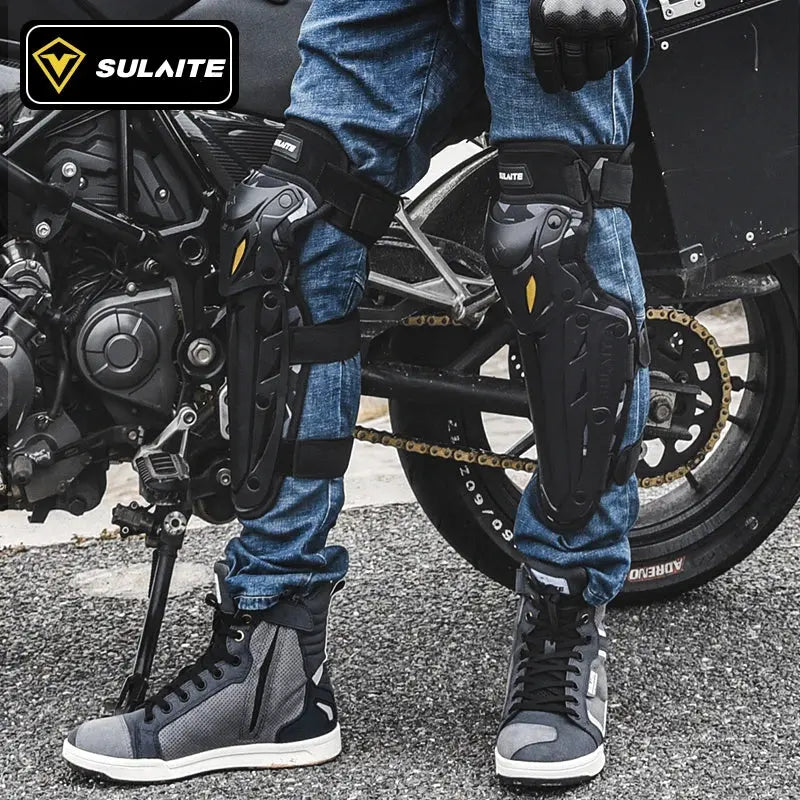 Motocross Knee & Elbow Pads – Off-Road Motorcycle Protective Gear LanRider