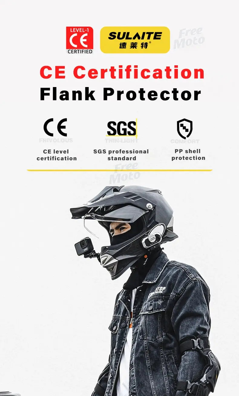Motocross Knee & Elbow Pads – Off-Road Motorcycle Protective Gear LanRider