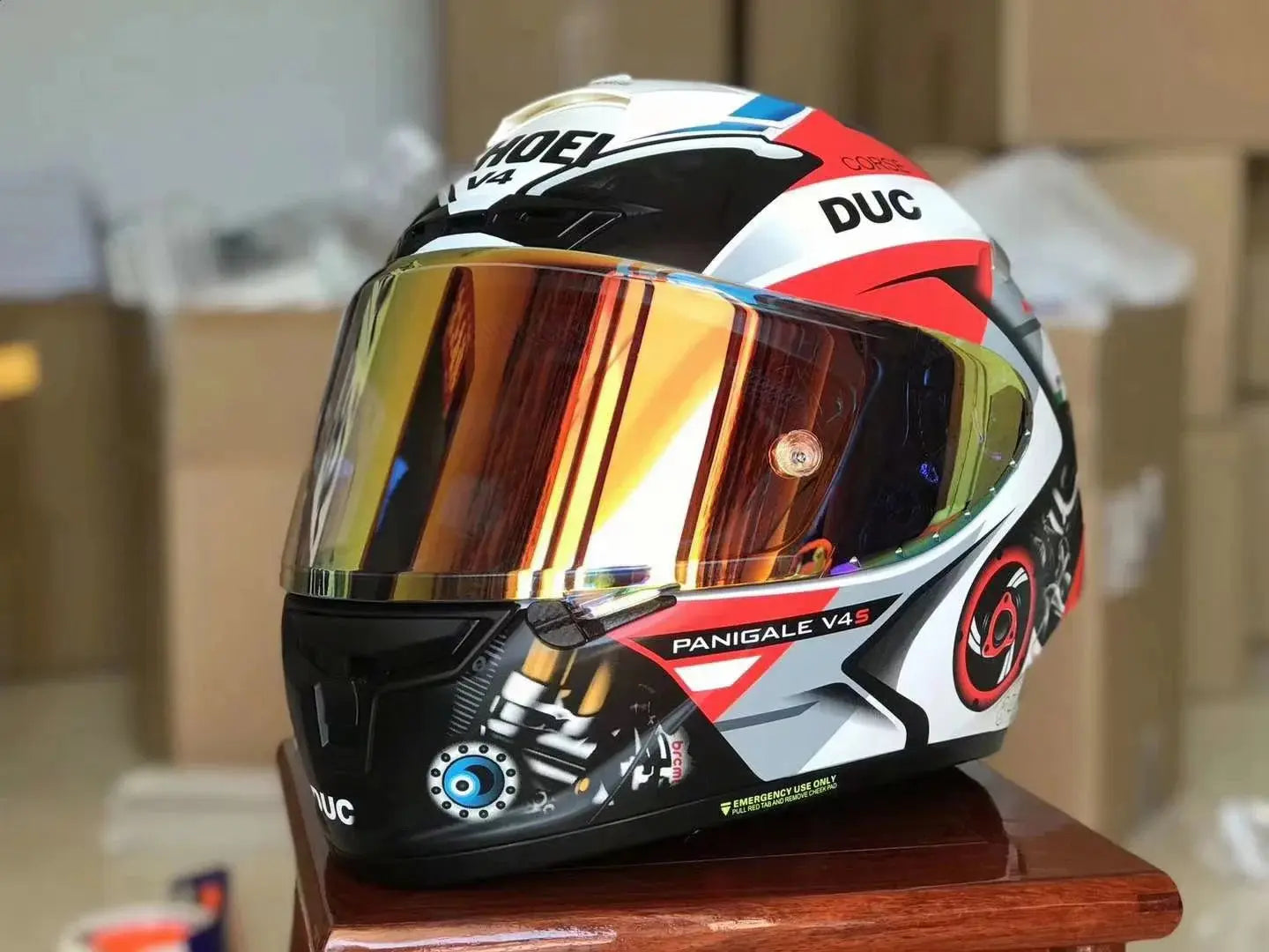 Shoei X14 Red Full-Face Motorcycle Helmet – Racing LanRider