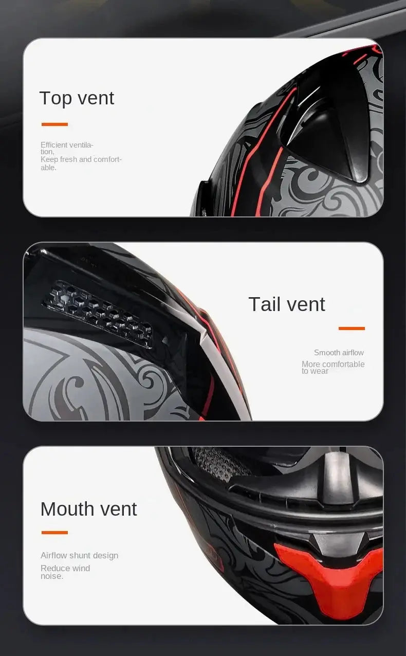Semi-Full Helmet – Adhesive LanRider