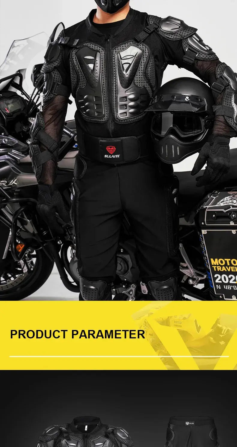 Motorcycle Armor Jacket – Racing Protective Gear for Motocross & ATV LanRider
