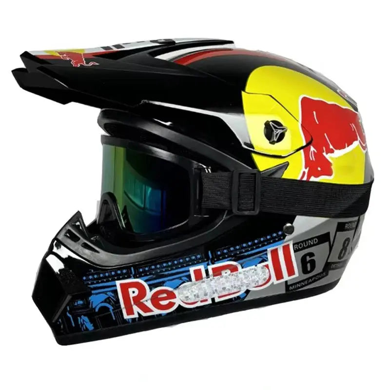 Motocross and Off-Road Helmet Set LanRider