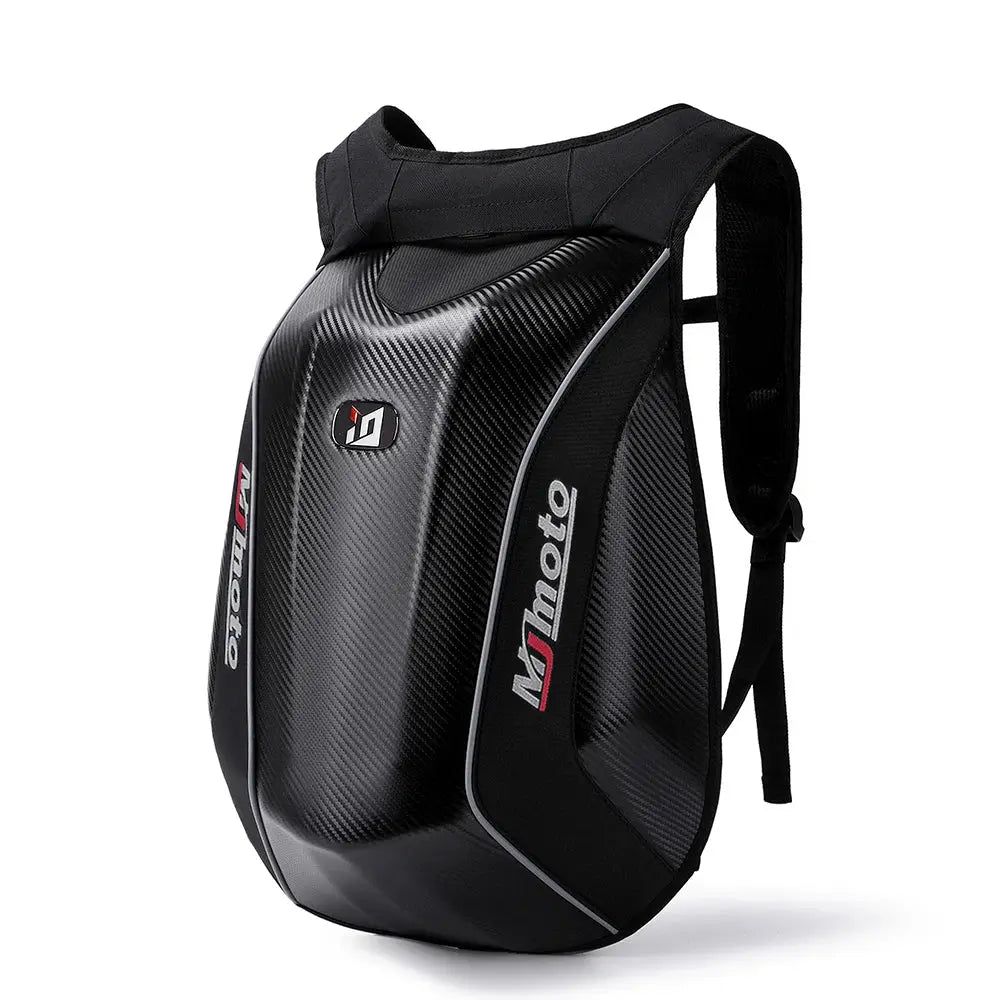 Carbon Fiber Motorcycle Backpack – Waterproof Hard Shell LanRider