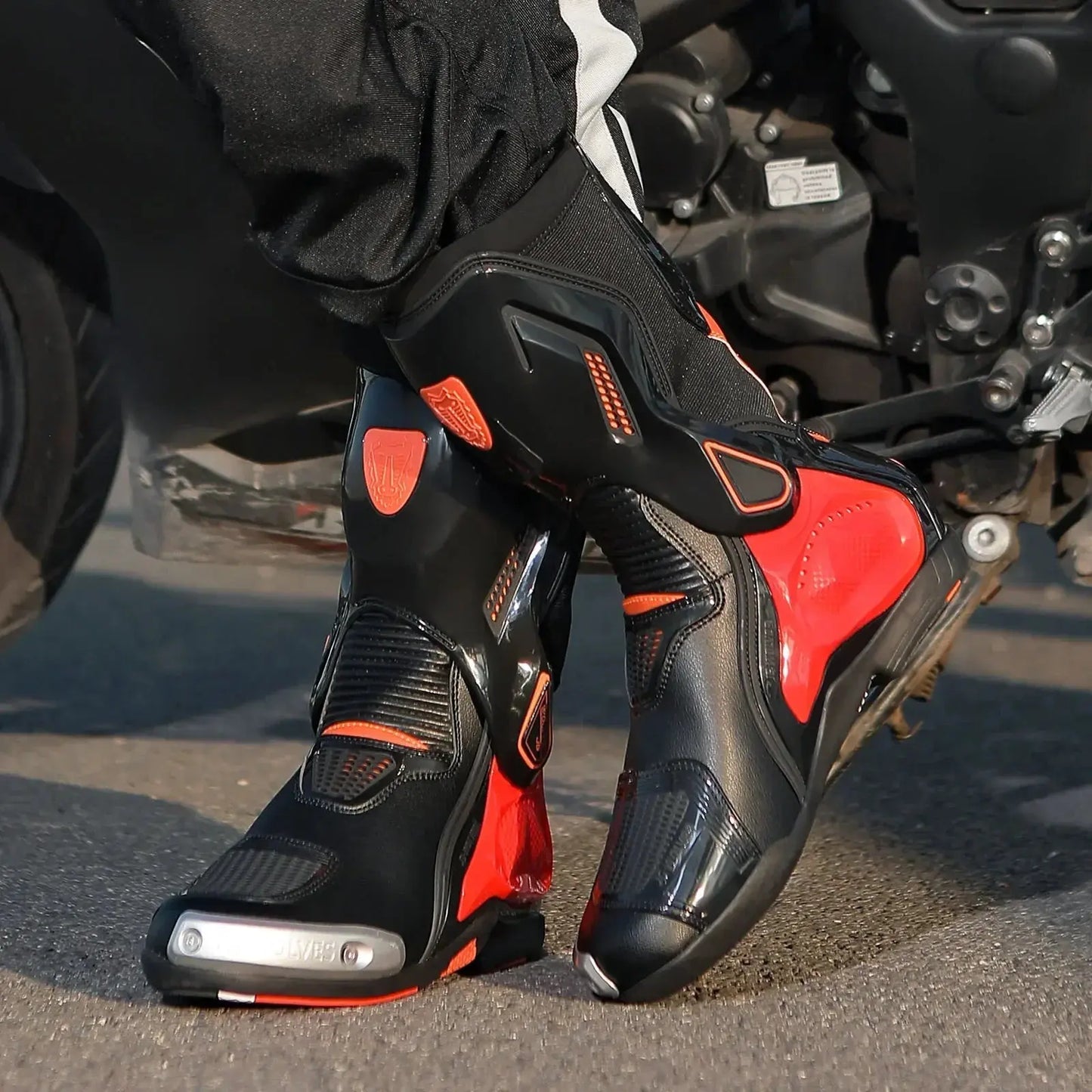 Motorcycle Racing Boots – Breathable & Protective LanRider