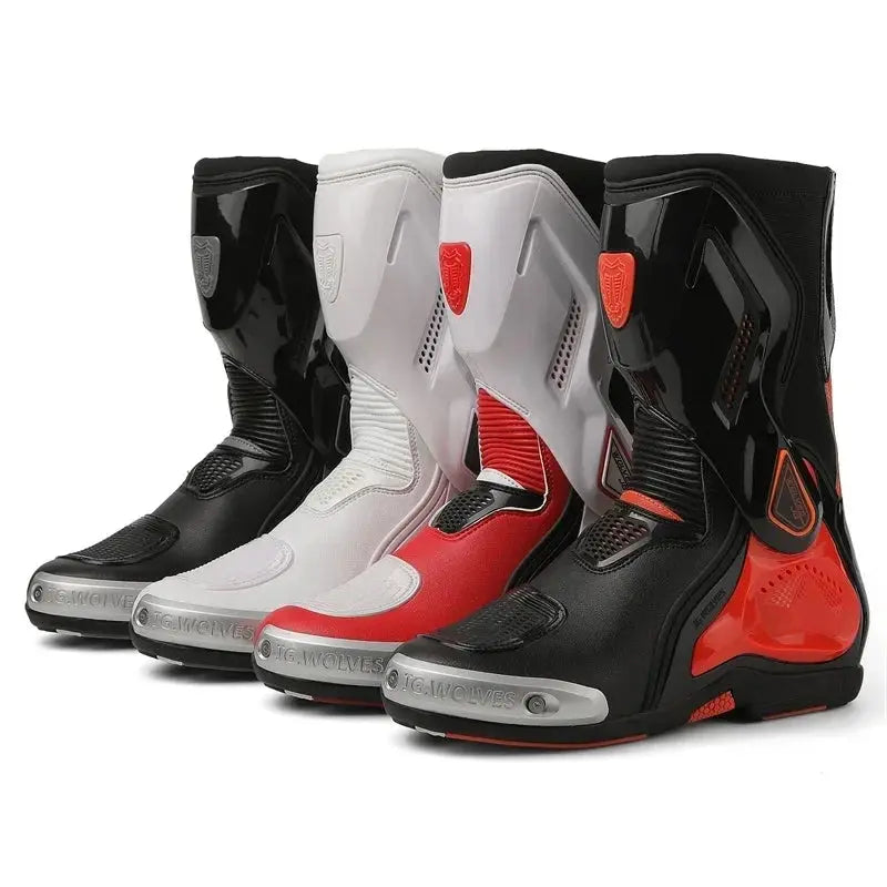 Motorcycle Racing Boots – Breathable & Protective LanRider