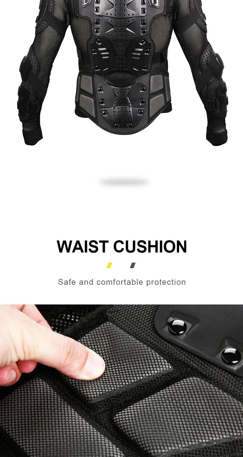 Motorcycle Armor Jacket – Racing Protective Gear for Motocross & ATV LanRider
