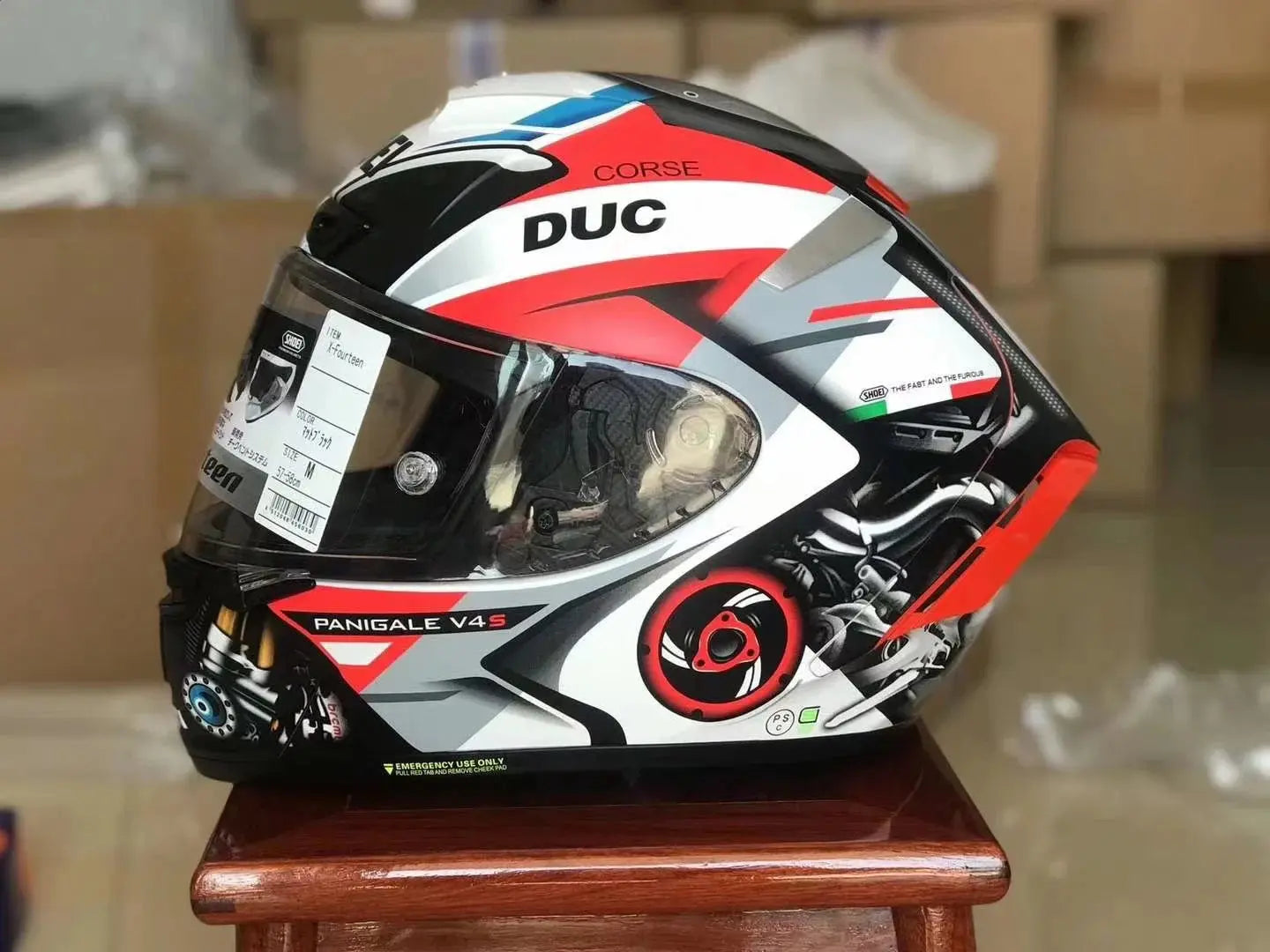 Shoei X14 Red Full-Face Motorcycle Helmet – Racing LanRider