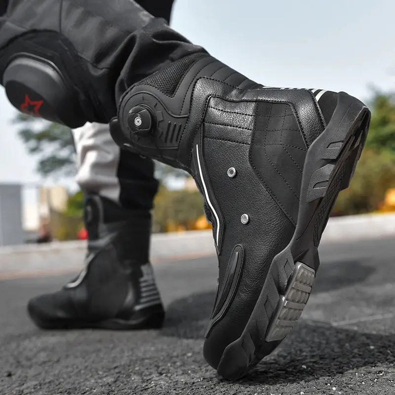 Retro Biker Boots – Durable, Anti-Slip & Comfort LanRider