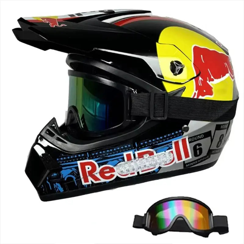 Motocross and Off-Road Helmet Set LanRider