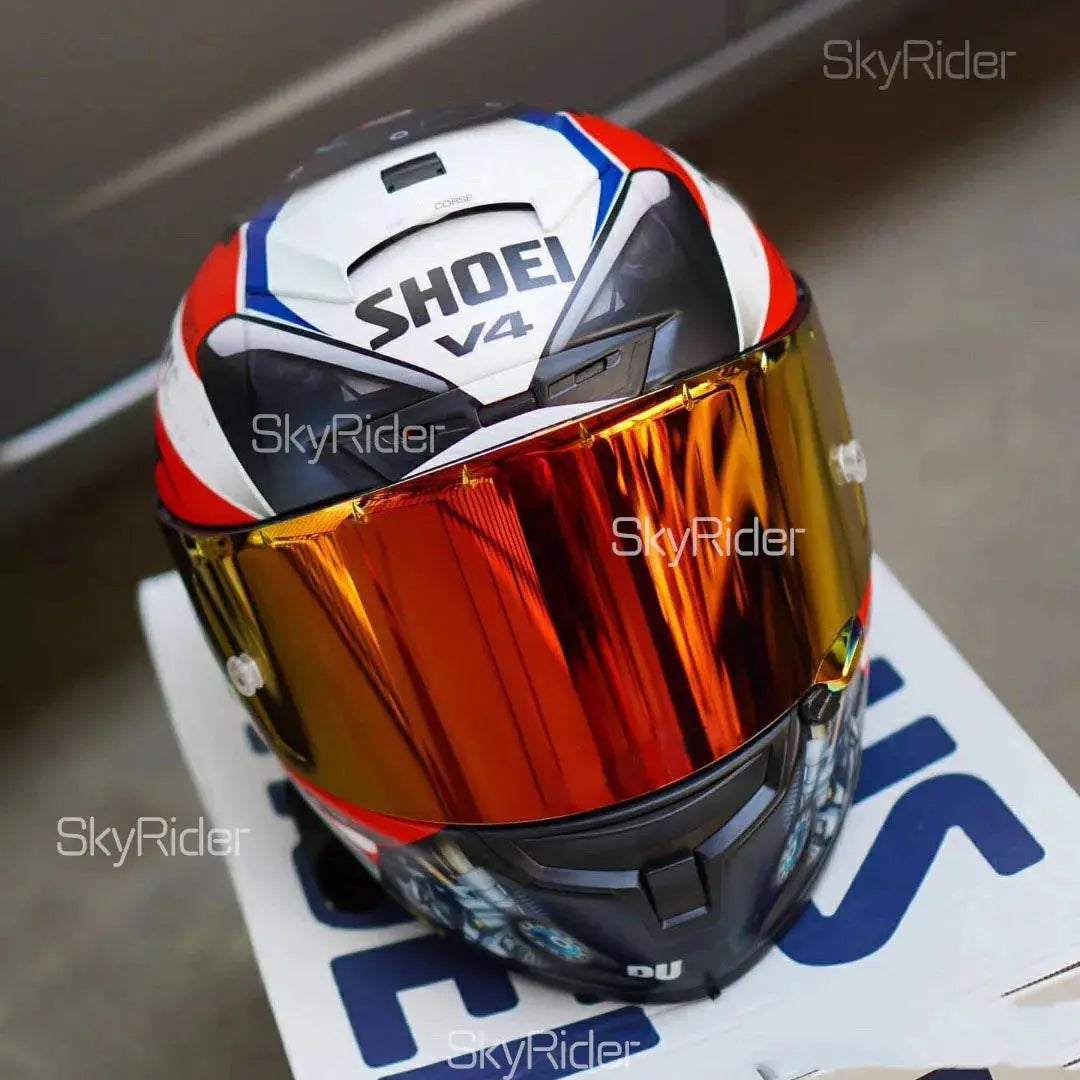 Shoei X14 Red Full-Face Motorcycle Helmet – Racing LanRider