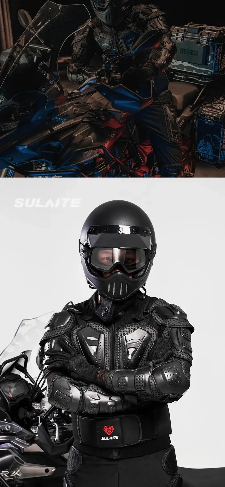 Motorcycle Armor Jacket – Racing Protective Gear for Motocross & ATV LanRider